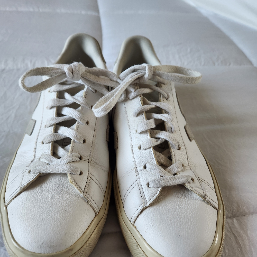 Veja Women's White Sneakers - Picture 3 of 5